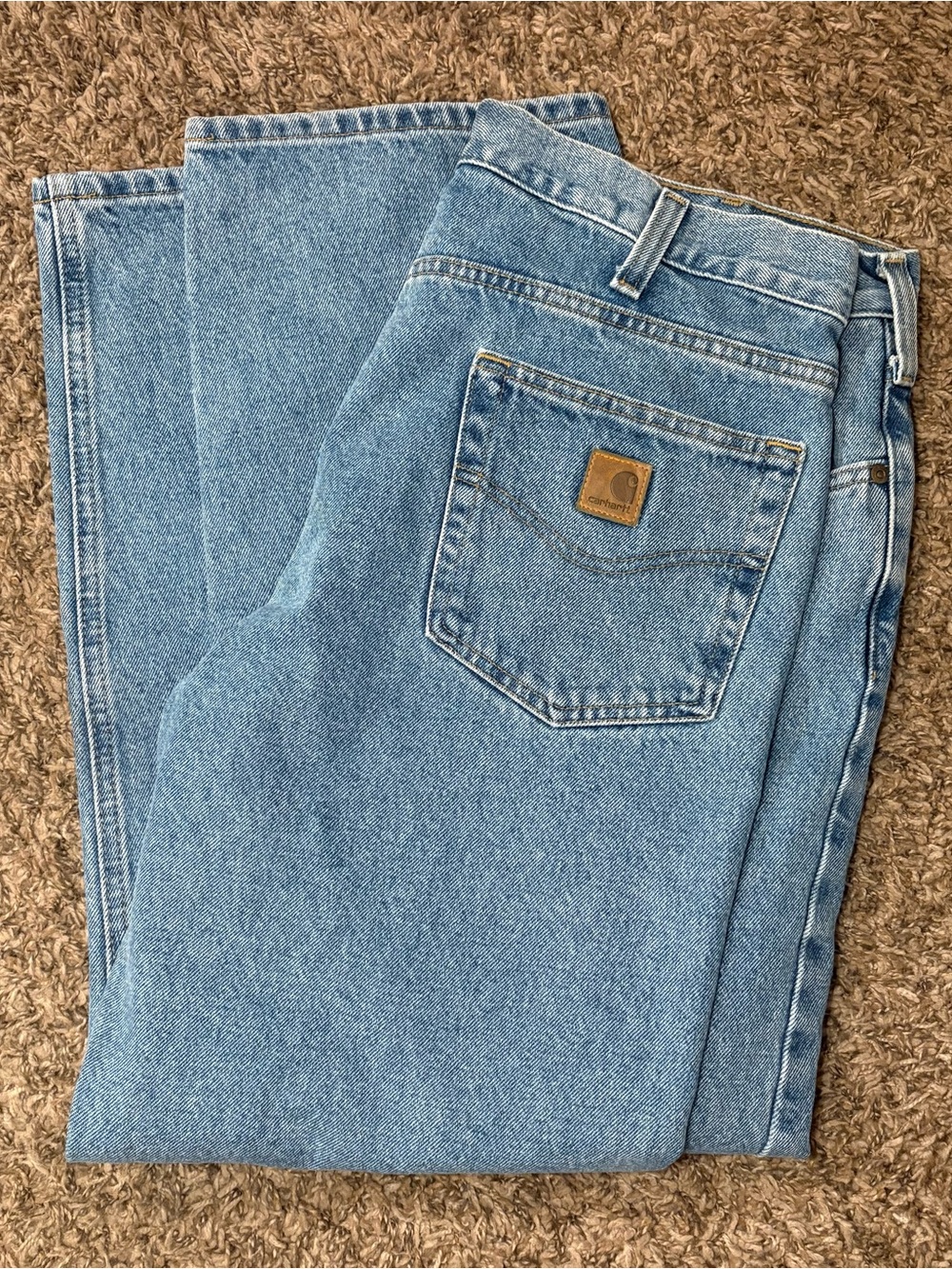 Carhartt Traditional Fit Blue Jeans Size 36x30